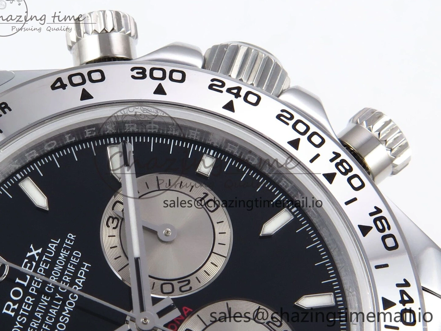 0402 Daytona 126509 QF 1:1 Best Edition Black Silver Dial on SS Bracelet SH4131 V6 (Gain Weight） DailyWear 1007